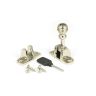 From The Anvil Polished Nickel Prestbury Brighton Fastener (Radiused)