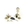 From The Anvil Polished Nickel Beehive Brighton Fastener (Radiused)