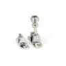 From The Anvil Polished Chrome Beehive Brighton Fastener (Radiused)