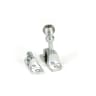 From The Anvil Satin Chrome Beehive Brighton Fastener (Radiused)
