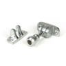 From The Anvil Satin Chrome Mushroom Brighton Fastener (Radiused)
