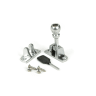 From The Anvil Satin Chrome Mushroom Brighton Fastener (Radiused)