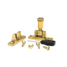 From The Anvil Polished Brass Brompton Brighton Fastener - Narrow (Square)
