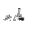 From The Anvil Satin Chrome Brompton Brighton Fastener - Narrow (Square)
