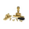 From The Anvil Polished Brass Prestbury Brighton Fastener - Narrow (Square)