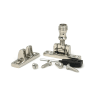 From The Anvil Polished Nickel Prestbury Brighton Fastener - Narrow (Square)