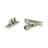 From The Anvil Polished Nickel Beehive Brighton Fastener - Narrow (Square)