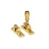 From The Anvil Polished Brass Mushroom Brighton Fastener - Narrow (Square)