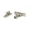 From The Anvil Polished Nickel Mushroom Brighton Fastener - Narrow (Square)
