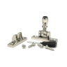 From The Anvil Polished Nickel Mushroom Brighton Fastener - Narrow (Square)
