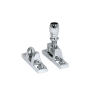 From The Anvil Polished Chrome Mushroom Brighton Fastener - Narrow (Square)