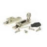 From The Anvil Polished Nickel Beehive Quadrant Fastener - Narrow
