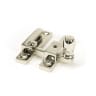 From The Anvil Polished Nickel Mushroom Quadrant Fastener - Narrow