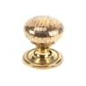 From the Anvil Hammered Mushroom Cabinet Knob 32mm Aged Brass