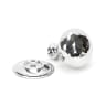 From the Anvil Hammered Mushroom Cabinet Knob 32mm Polished Chrome