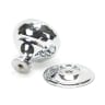 From the Anvil Hammered Mushroom Cabinet Knob 32mm Polished Chrome