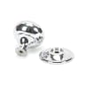 From The Anvil Polished Chrome Hammered Mushroom Cabinet Knob 38mm