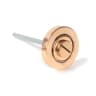 From The Anvil Polished Bronze Round Thumbturn Set (Plain)