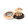From The Anvil Polished Bronze Round Thumbturn Set (Plain)