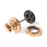 From The Anvil Polished Bronze Round Thumbturn Set (Plain)