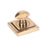 From The Anvil Polished Bronze Round Thumbturn Set (Square)