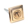 From The Anvil Polished Bronze Round Thumbturn Set (Square)