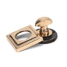 From The Anvil Polished Bronze Round Thumbturn Set (Square)