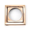 From The Anvil Polished Bronze Round Escutcheon (Square)