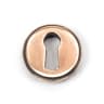 From The Anvil Polished Bronze Round Escutcheon (Square)