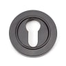 From The Anvil Aged Bronze Round Euro Escutcheon (Plain)