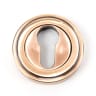 From The Anvil Polished Bronze Round Euro Escutcheon (Art Deco)