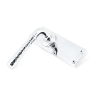 From The Anvil Polished Chrome Hammered Newbury Lever Latch Set