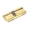 From The Anvil Lacquered Brass 35/45 5pin Euro Cylinder KA