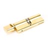 From The Anvil Lacquered Brass 45/45 5pin Euro Cylinder/Thumbturn