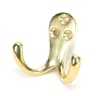From The Anvil Polished Brass Celtic Double Robe Hook