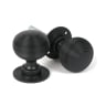 From The Anvil Matt Black Heavy Beehive Mortice/Rim Knob Set