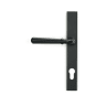 From The Anvil Matt Black Newbury Slimline Lever Espag. Lock Set