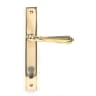From The Anvil Polished Brass Hinton Slimline Lever Espag. Lock Set