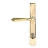 From The Anvil Polished Brass Hinton Slimline Lever Espag. Lock Set