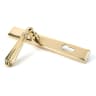 From The Anvil Polished Brass Hinton Slimline Lever Espag. Lock Set