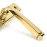 From The Anvil Polished Brass Avon Slimline Lever Espag. Lock Set