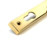 From The Anvil Polished Brass Avon Slimline Lever Espag. Lock Set