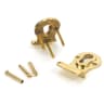 From The Anvil Polished Brass 50mm Euro Door Pull (Back to Back fixings)