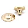 From The Anvil Polished Brass Art Deco Centre Door Knob