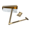 From The Anvil Aged Brass Size 2-5 Door Closer & Cover