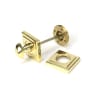 From The Anvil Polished Brass Round Thumbturn Set (Square)