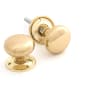 From the Anvil Mushroom Mortice/Rim Knob Set Polished Brass
