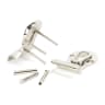 From The Anvil Polished Nickel 50mm Euro Door Pull (Back to Back fixings)