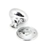 From the Anvil Mushroom Mortice/Rim Knob Set Polished Chrome