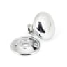 From the Anvil Mushroom Mortice/Rim Knob Set Polished Chrome
